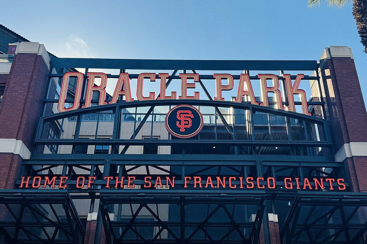 Oracle Park entrance, home of the San Francisco Giants