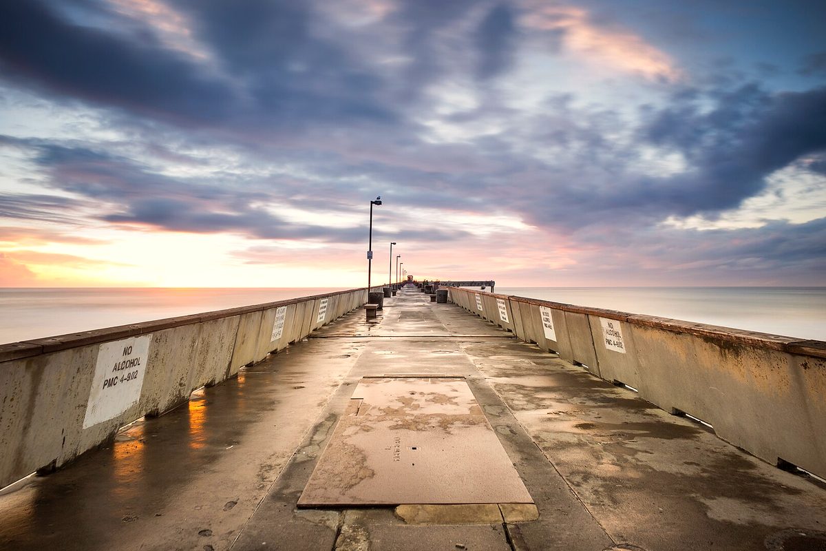 Pacifica Pier at sunset