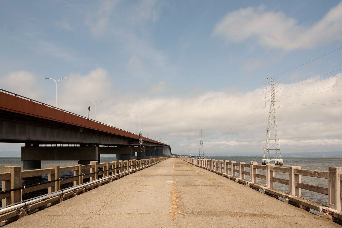 San Mateo-Hayward Bridge over San Francisco Bay
