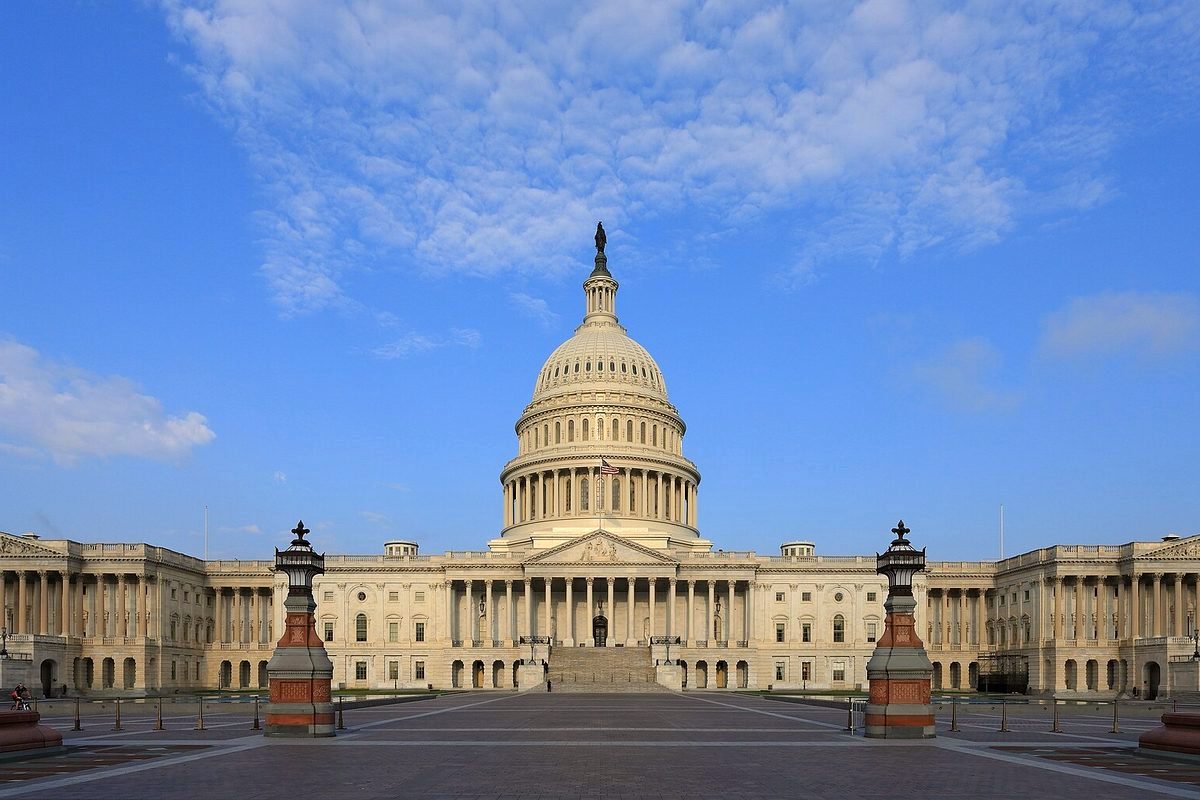 East front of the U.S. Capitol in Washington, D.C.
